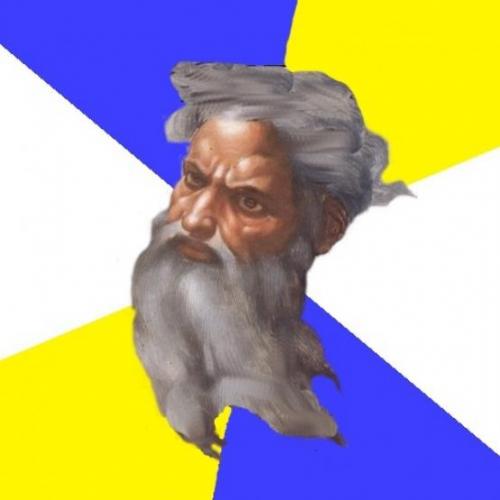 Advice God meme template