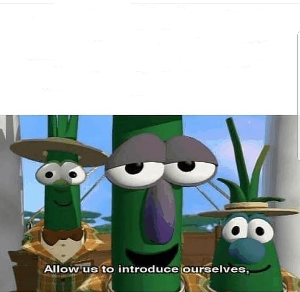Allow us to introduce ourselves meme template