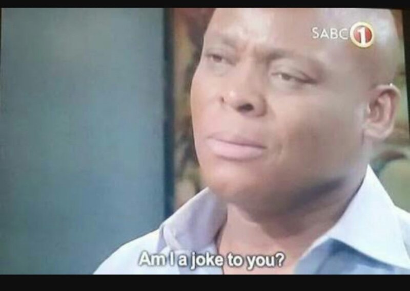 am I a joke to you meme template
