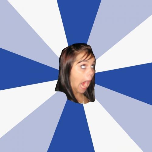 Annoying Facebook Girl meme template