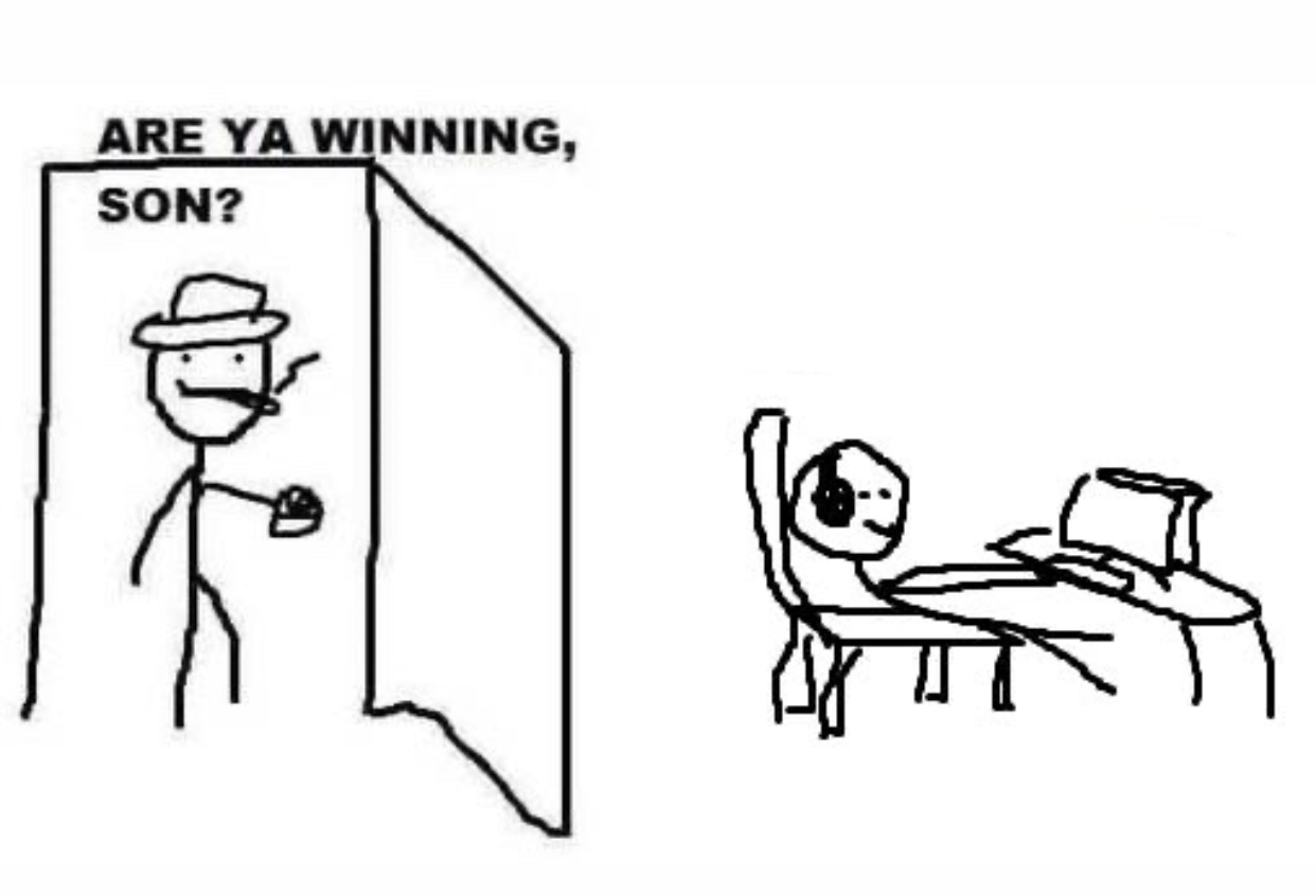 Are ya winning son? meme template