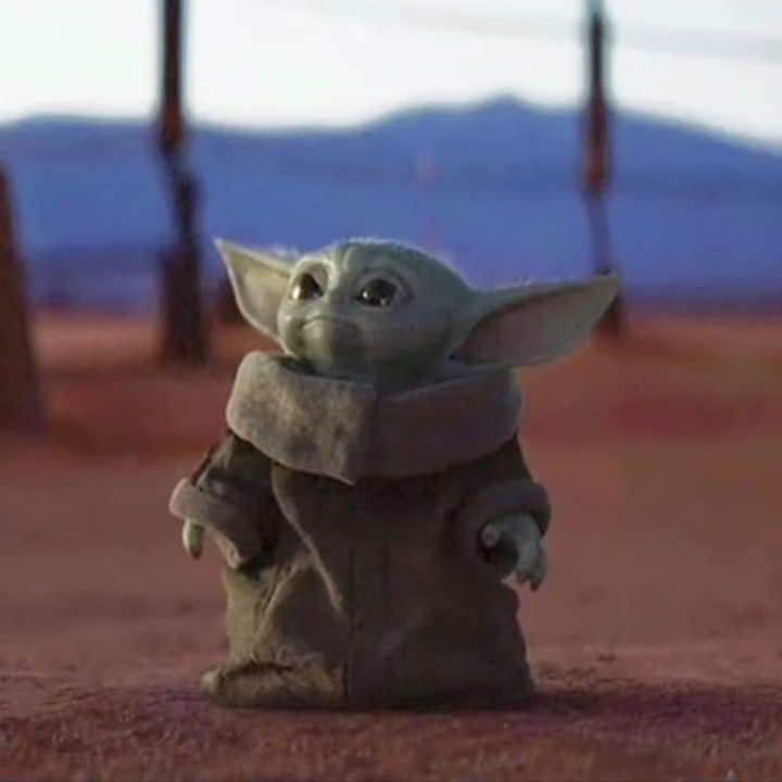 Baby Yoda meme template