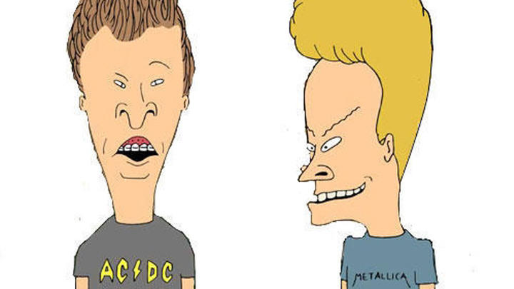 Beavis & Butthead meme template