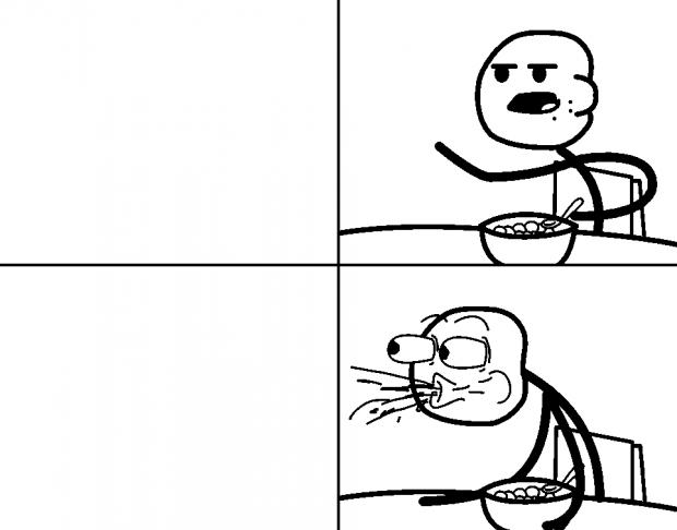 Blank Cereal Guy meme template