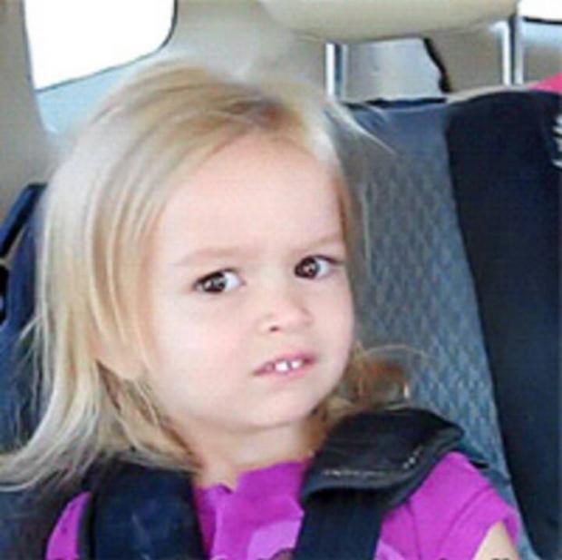 Confused Little Girl meme template