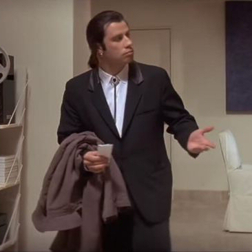 Confused Travolta meme template