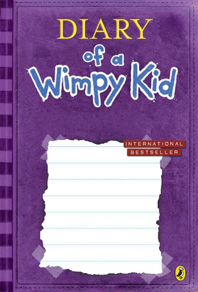 Diary of a Wimpy Kid Cover Template meme template