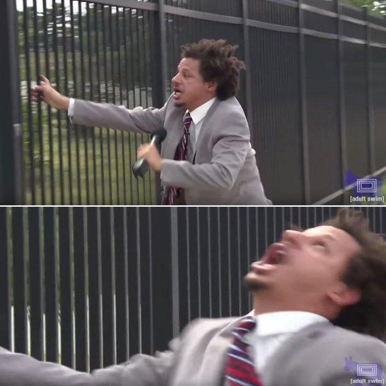 Eric Andre Let Me In (blank) meme template