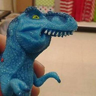 F dinosaur meme template