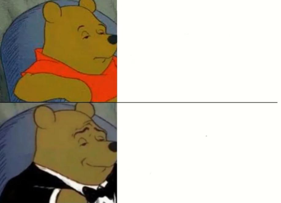 Fancy Winnie The Pooh Meme meme template