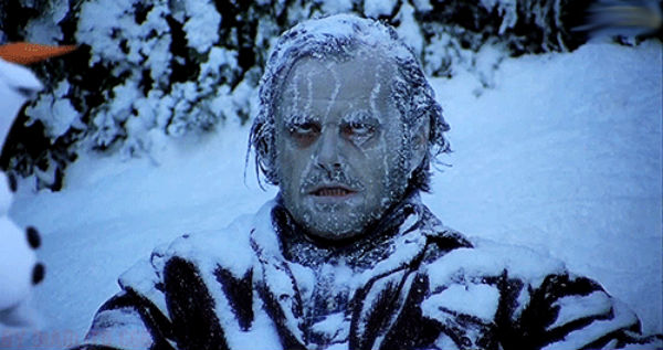 Freezing cold meme template