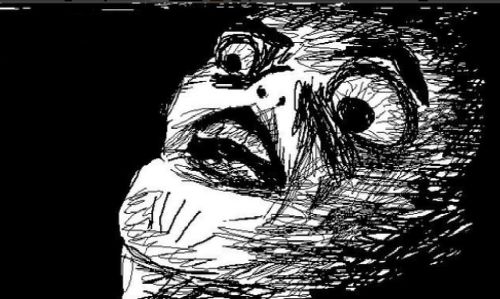 Gasp Rage Face meme template