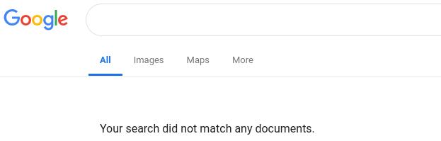 Google No Results meme template