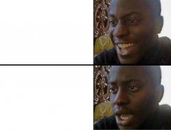 Happy sad meme template