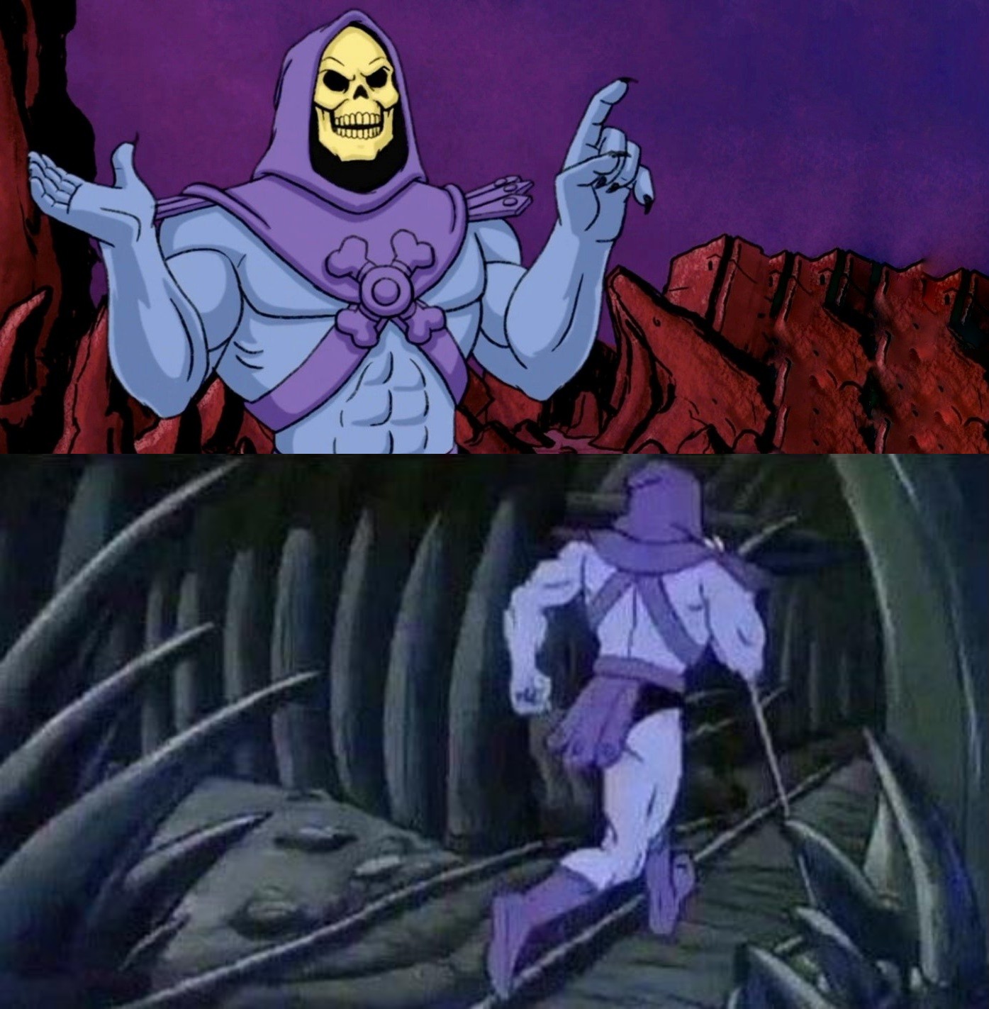 he man skeleton advices meme template