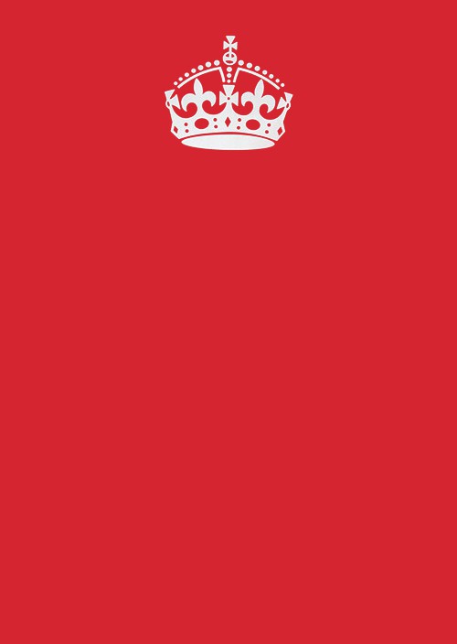 Keep Calm And Carry On Red meme template