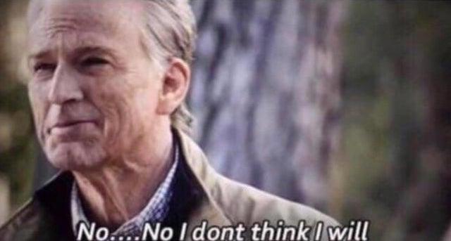 no i don't think i will meme template