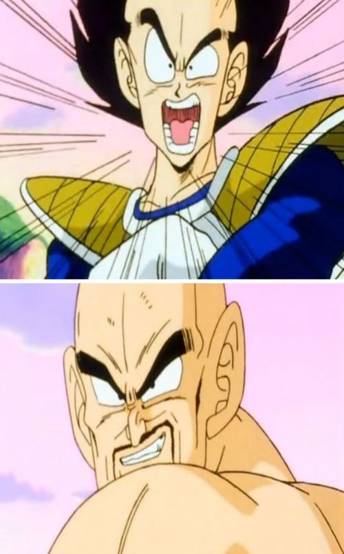 No Nappa Its A Trick meme template