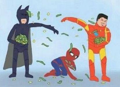Pathetic Spidey meme template
