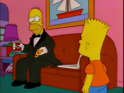 Por que tan elegante homero meme template