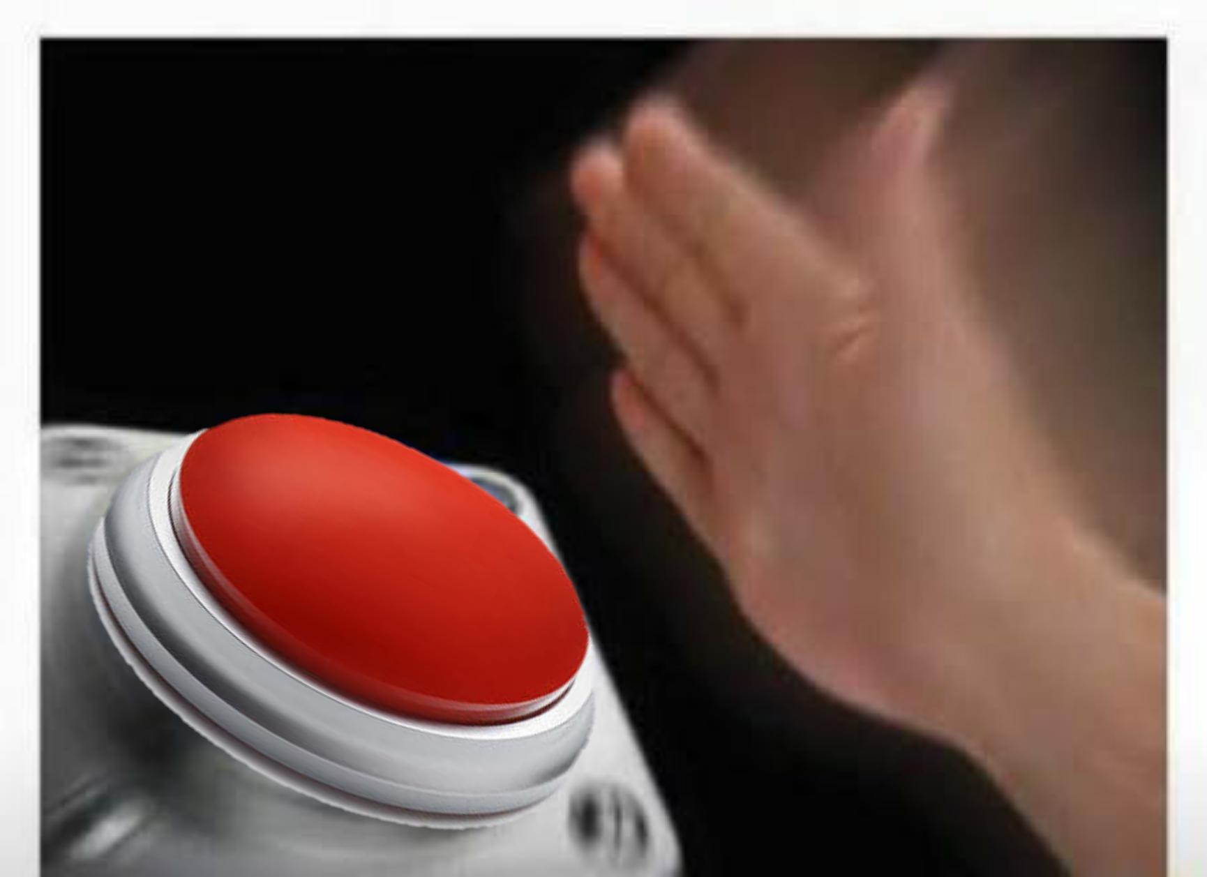 Red Button Hand meme template