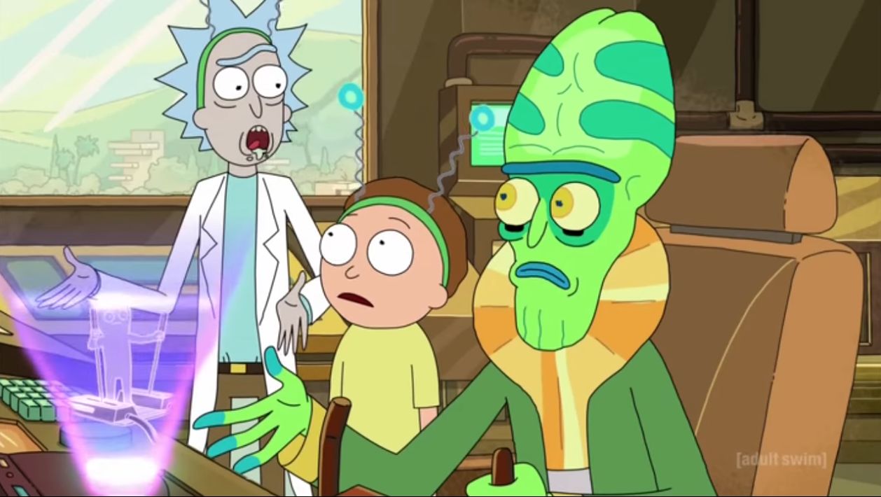 rick and morty-extra steps meme template