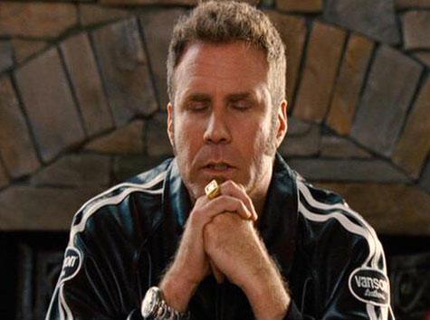 Ricky Bobby Praying meme template
