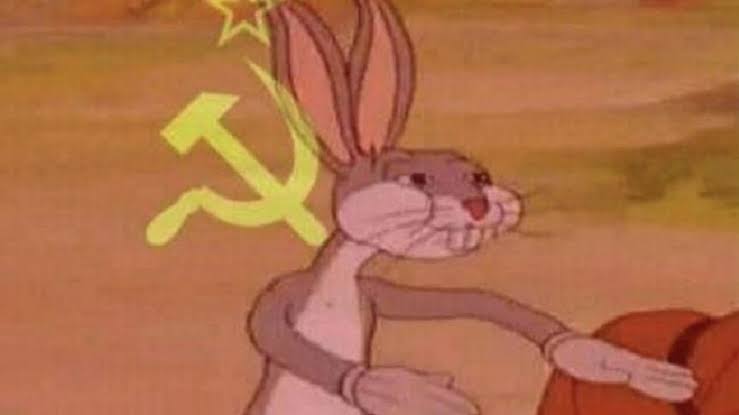 Soviet Bugs Bunny meme template