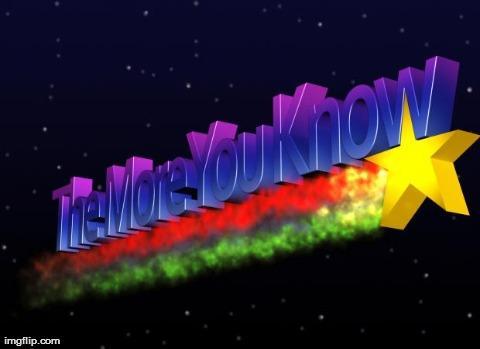 the more you know meme template