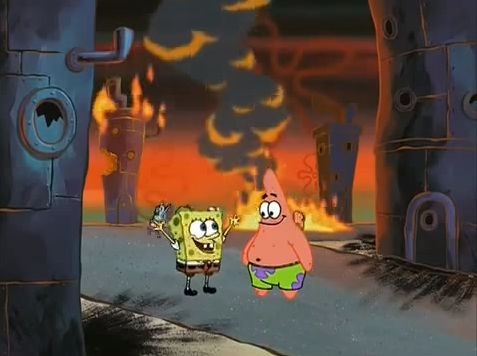 "We did it, Patrick! We saved the City!" meme template