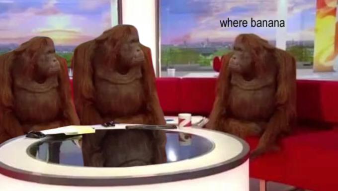 where banana meme template