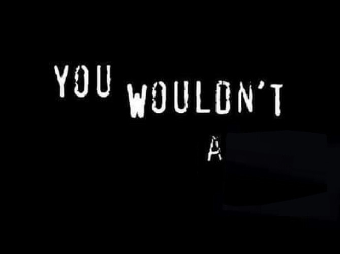 You wouldn’t X a Y meme template